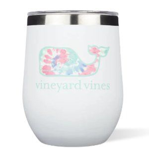 Corkcicle - Stemless - 12oz Vineyard Vines Tie Dye Whale